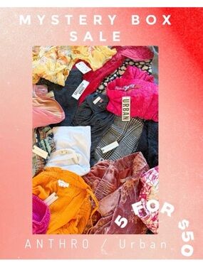 Anthropologie Urban Outfitters Women’s Reseller Mystery  5 Piece NWT Clothing